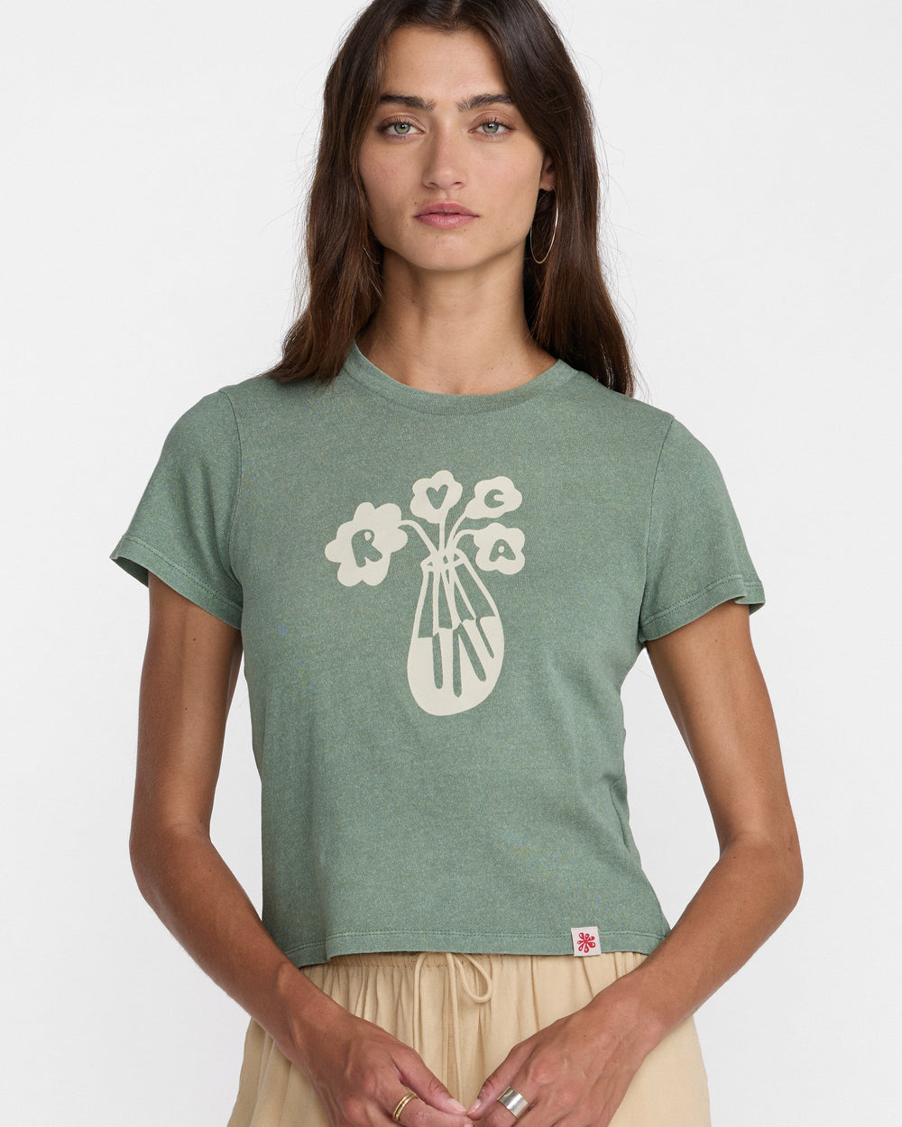 Bryce Baker 411 Tee - Jade | RVCA outlet