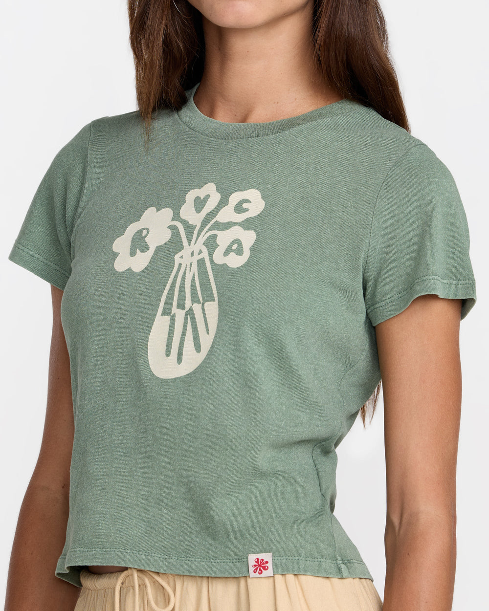 Bryce Baker 411 Tee - Jade | RVCA outlet