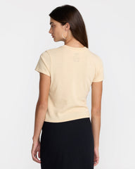 Made In Paradise Tee - Light Tan | RVCA near me