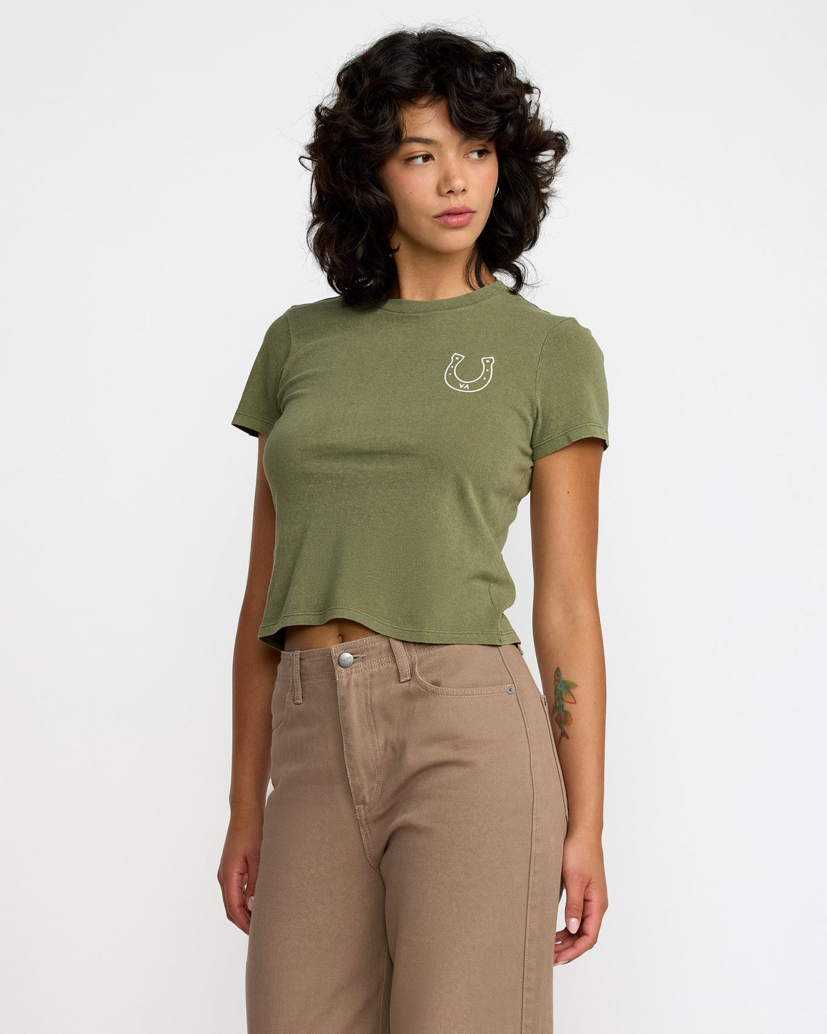 411 Tee - Cypress Green | RVCA outlet