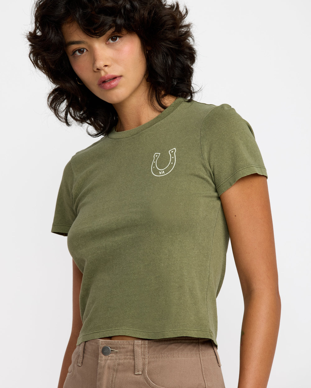 411 Tee - Cypress Green | RVCA outlet