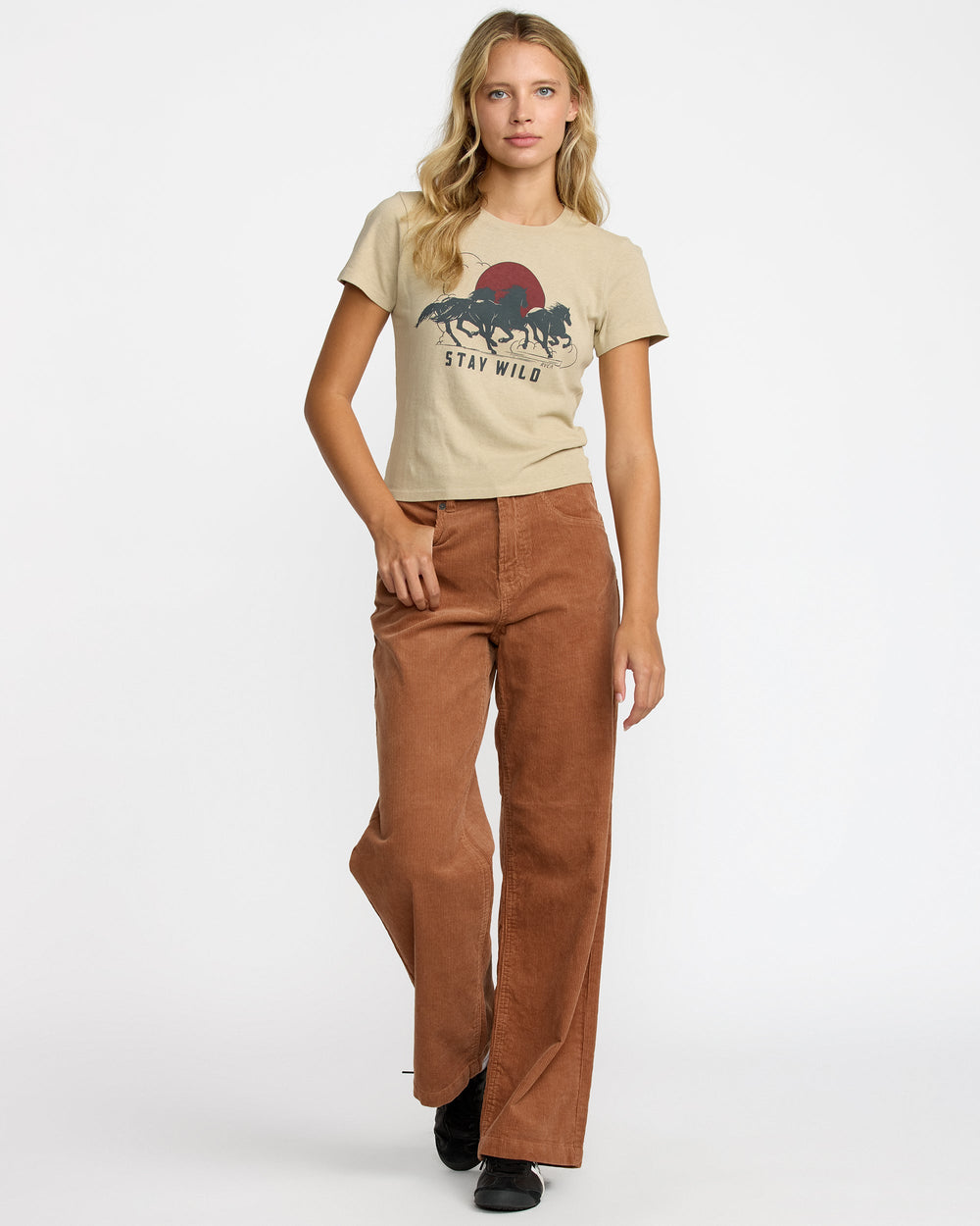 411 Tee - Eucalyptus Solid | RVCA near me