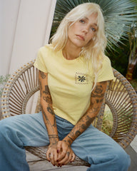 411 Tee - Pale Yellow | RVCA online