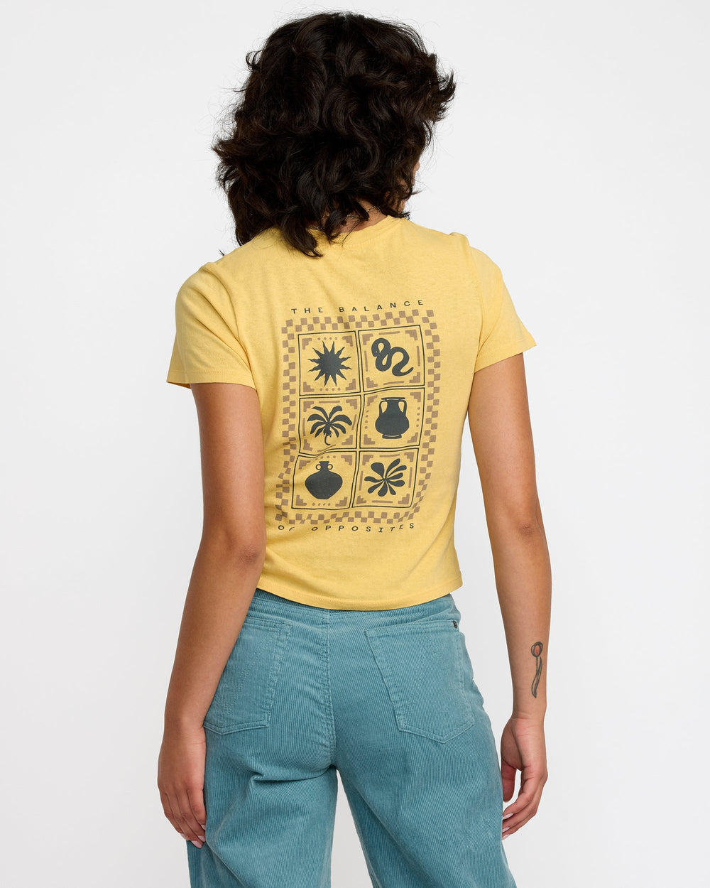 411 Tee - Pale Yellow | RVCA online