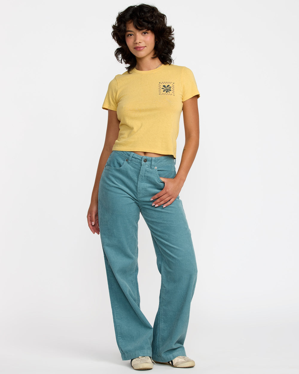 411 Tee - Pale Yellow | RVCA online