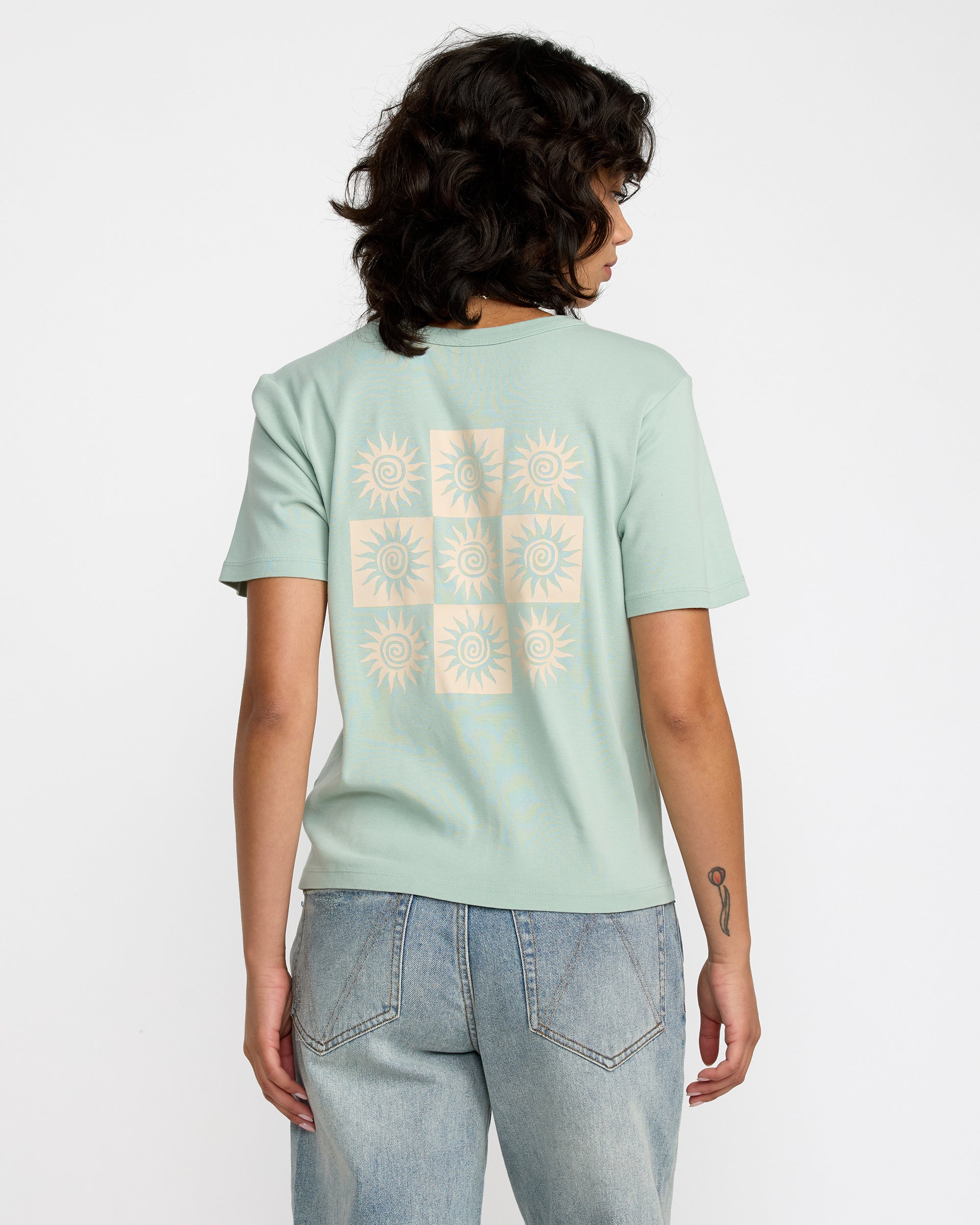Daily Tee - Mist Blue Solid | RVCA outlet