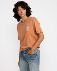 Daily Tee - Pumpkin Solid | RVCA outlet