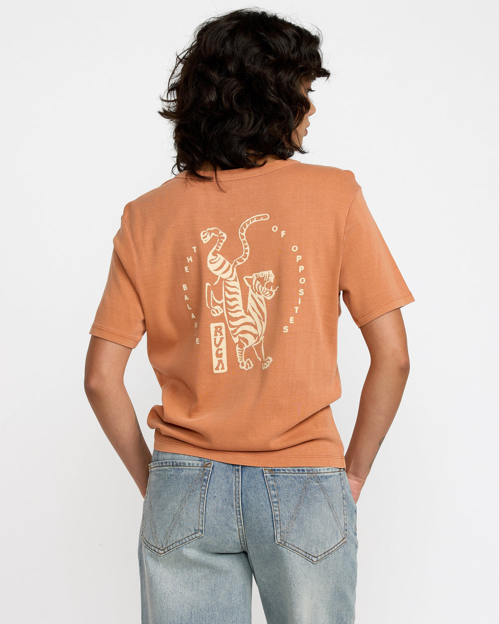 Daily Tee - Pumpkin Solid | RVCA outlet