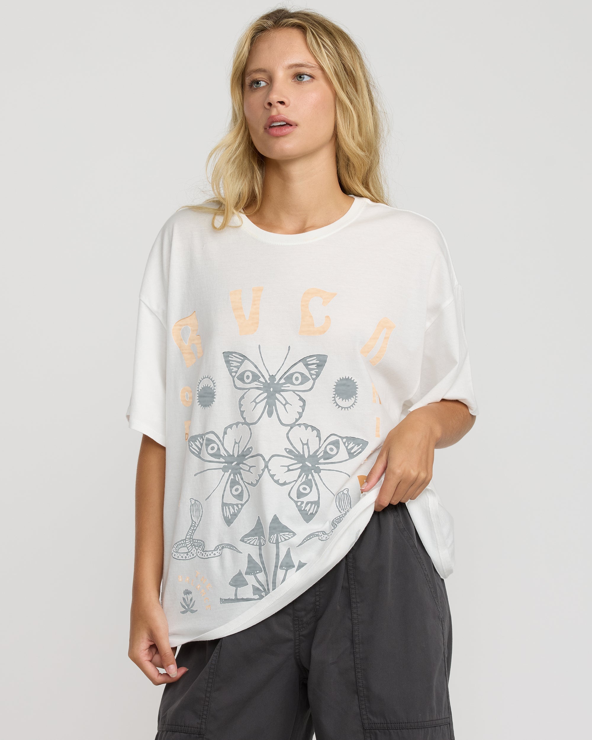 Baggie Tee II - Vintage White | RVCA for sale
