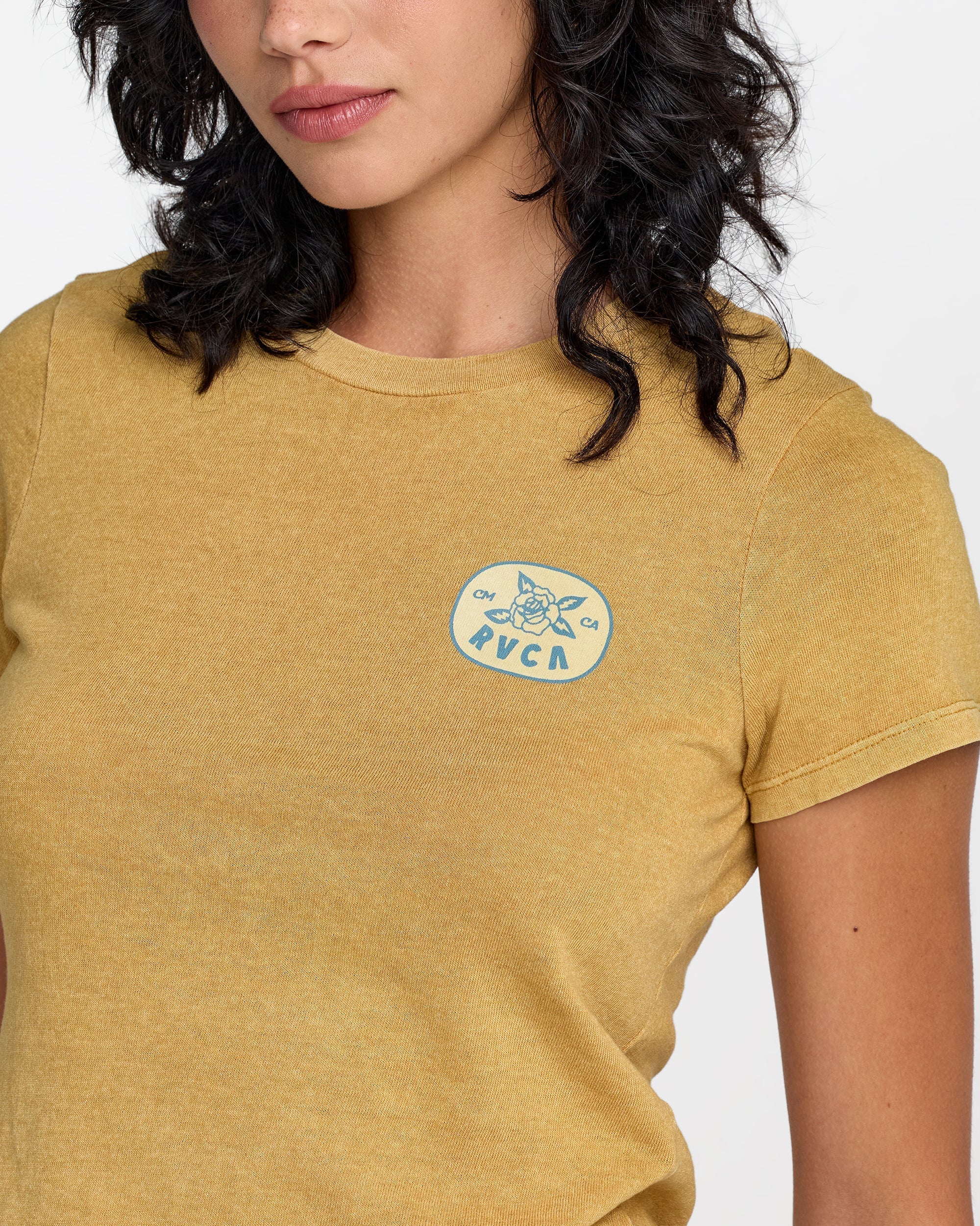 411 Tee - Curry | RVCA on sale