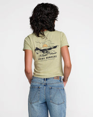411 Tee - Sage Green | RVCA for sale
