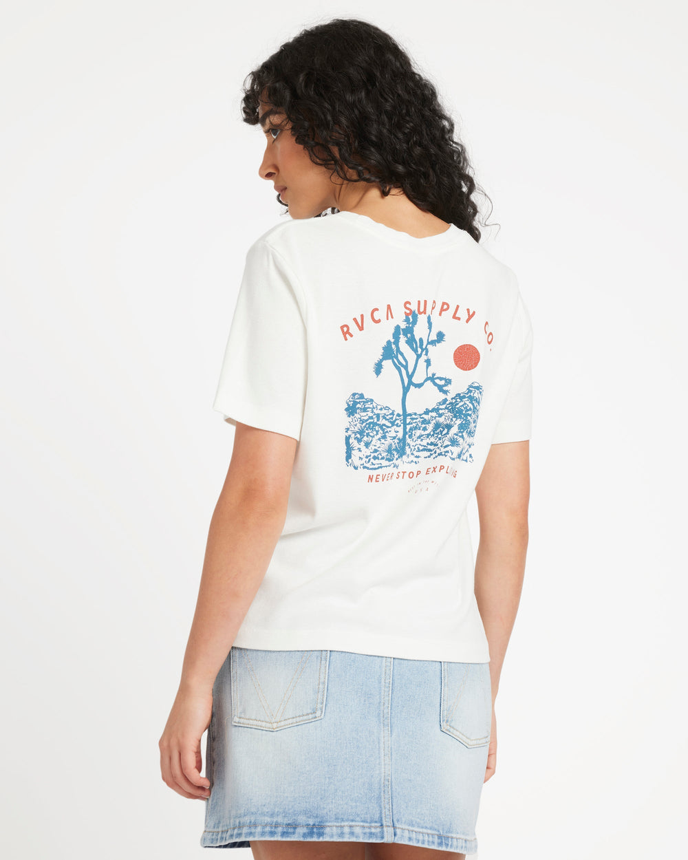Icon Tee - Antique White | RVCA outlet