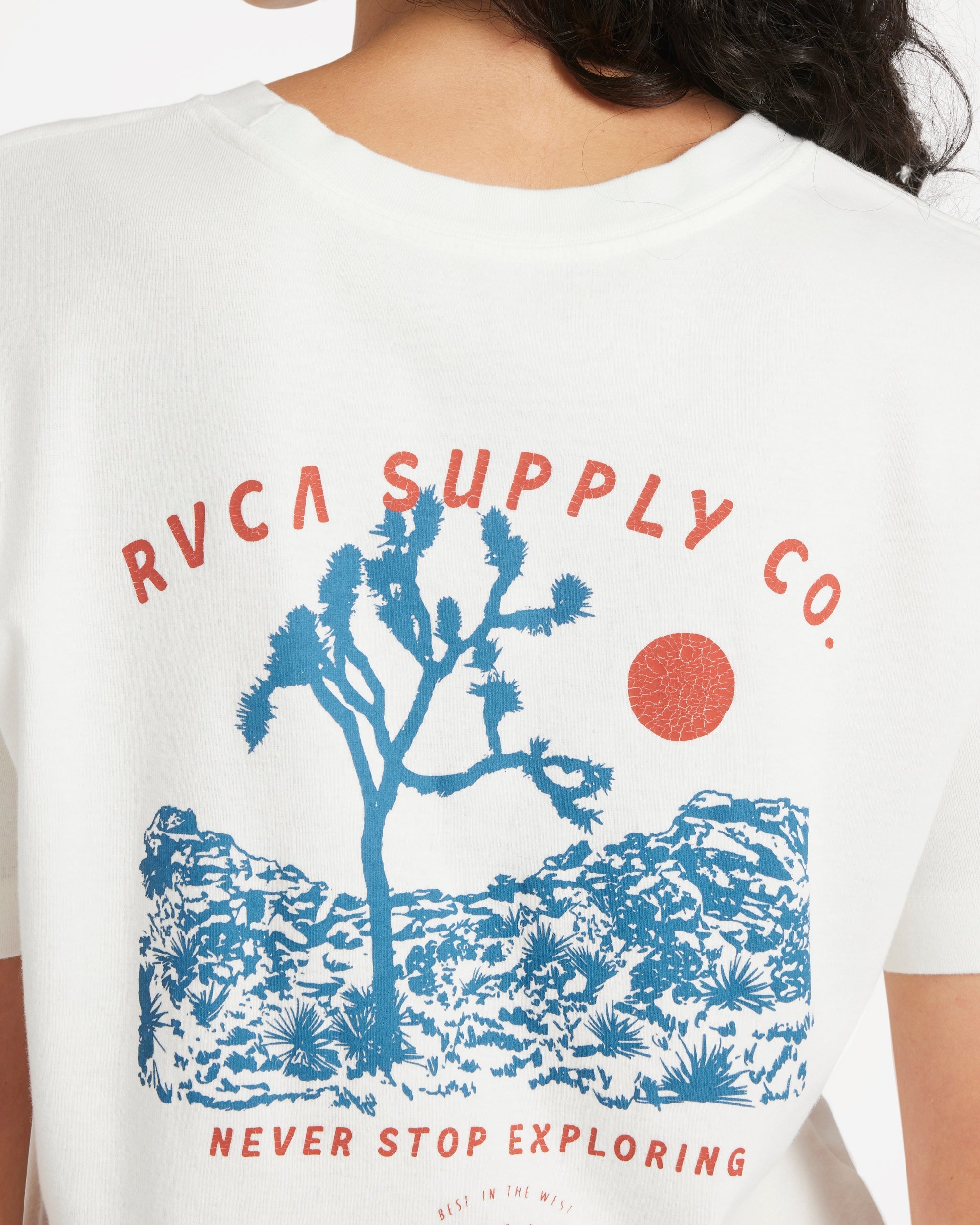 Icon Tee - Antique White | RVCA outlet