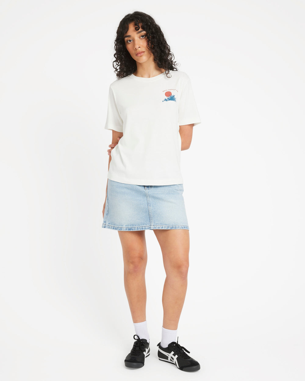 Icon Tee - Antique White | RVCA outlet