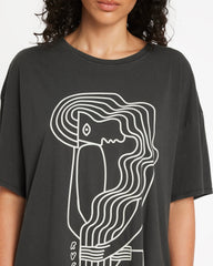 Baggie Tee II - Washed Black | RVCA on sale