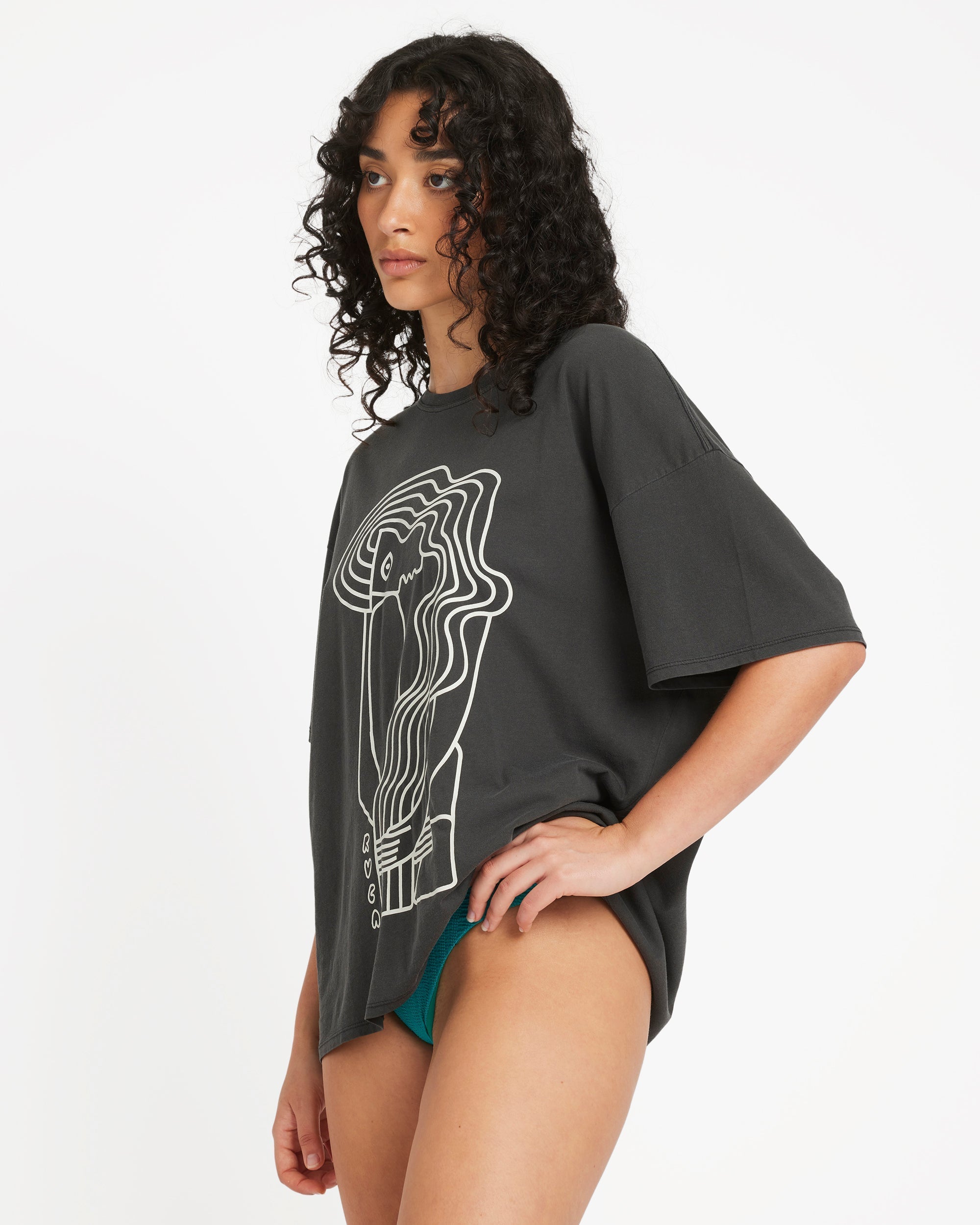 Baggie Tee II - Washed Black | RVCA on sale