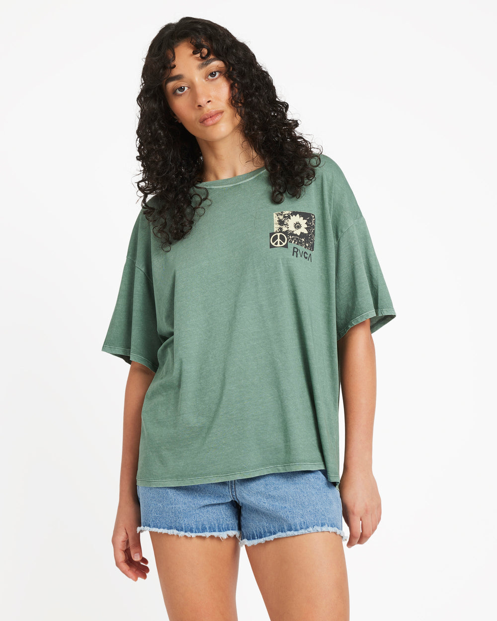 Baggie Tee II - Wintermoss | RVCA sale