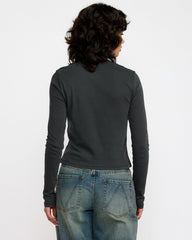 Fortune Long Sleeve Tee - Washed Black | RVCA sale