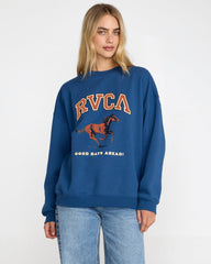 Neat Pullover - Ensign Blue | RVCA for sale