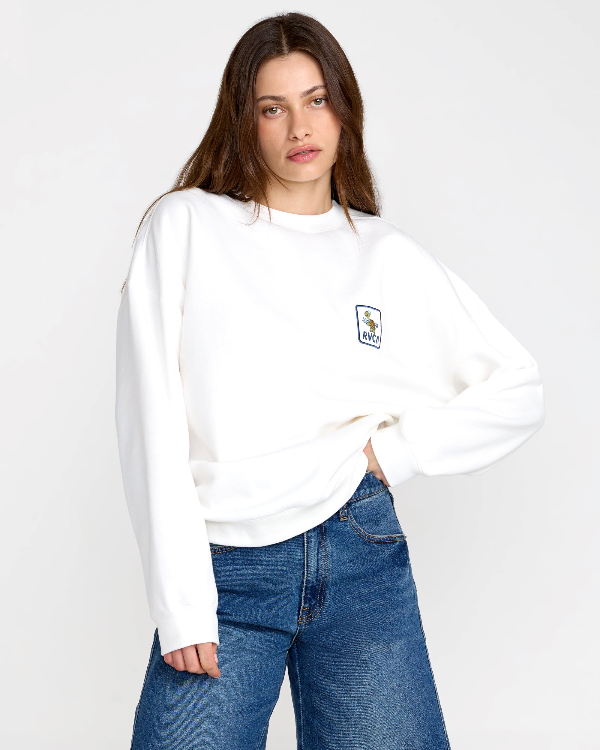 Neat Pullover - Vintage White | RVCA sale
