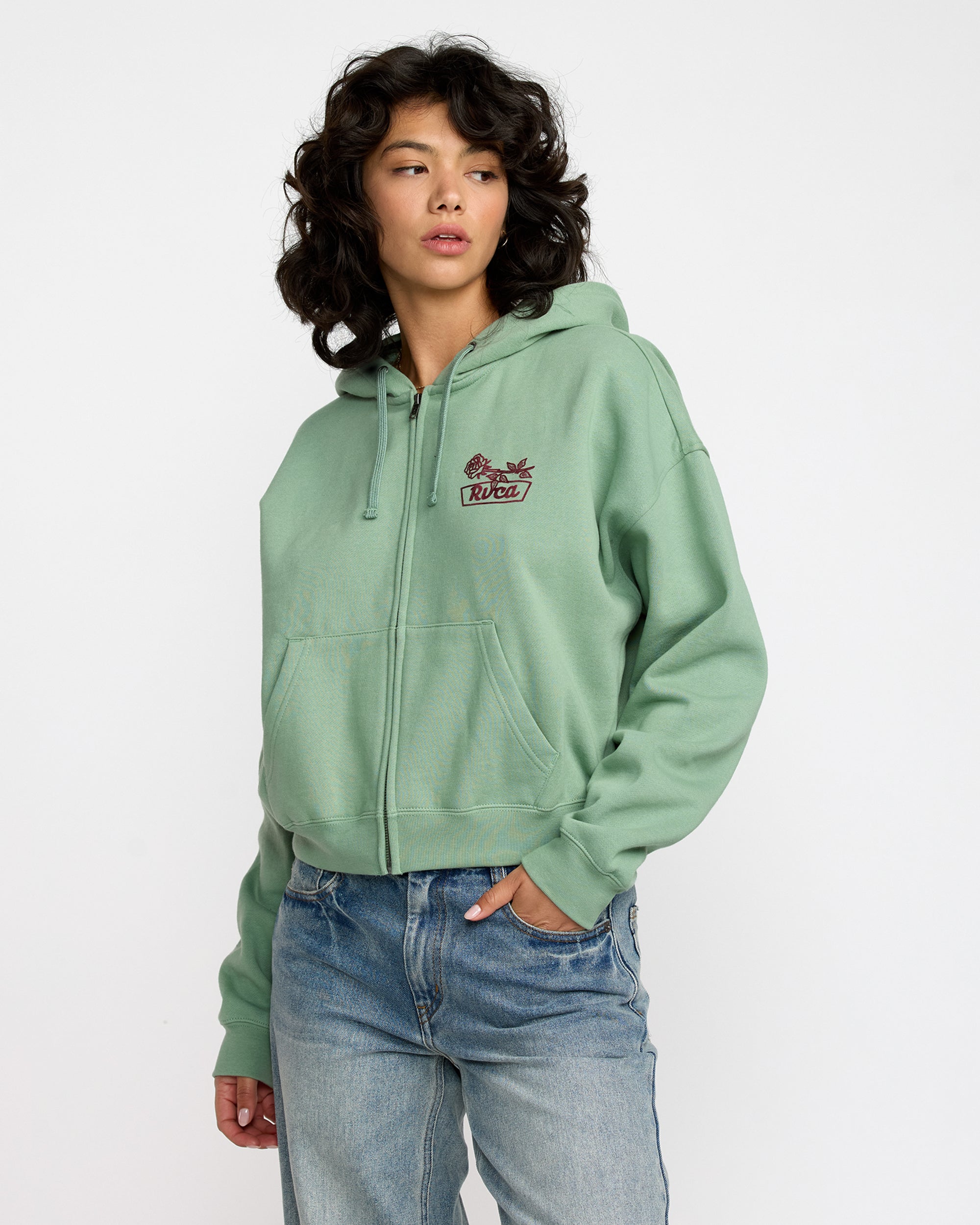 Court Hoodie - Sea Green | RVCA outlet