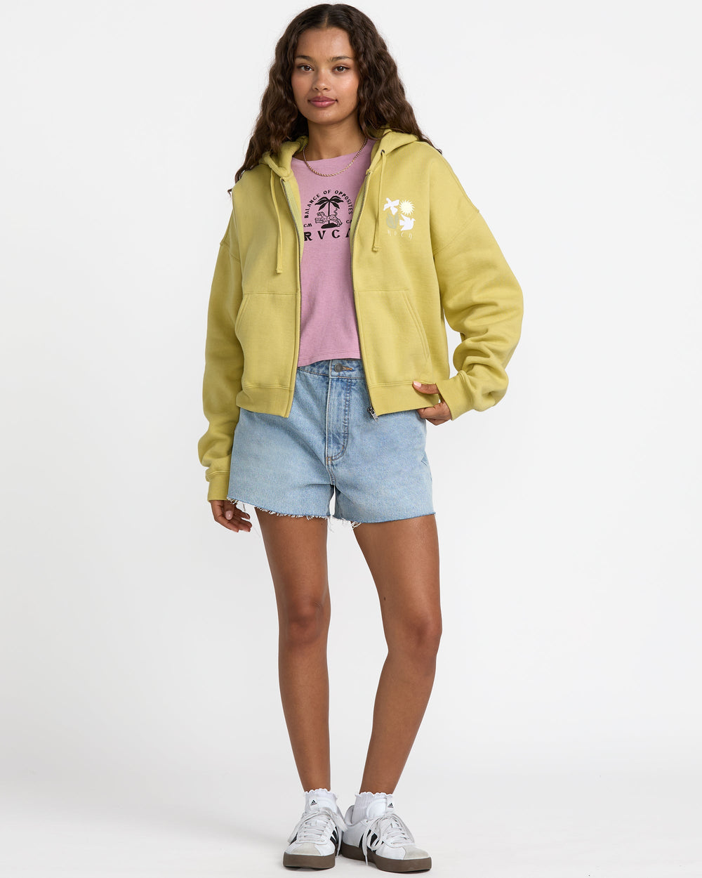 Court Hoodie - Thyme Green | RVCA on sale