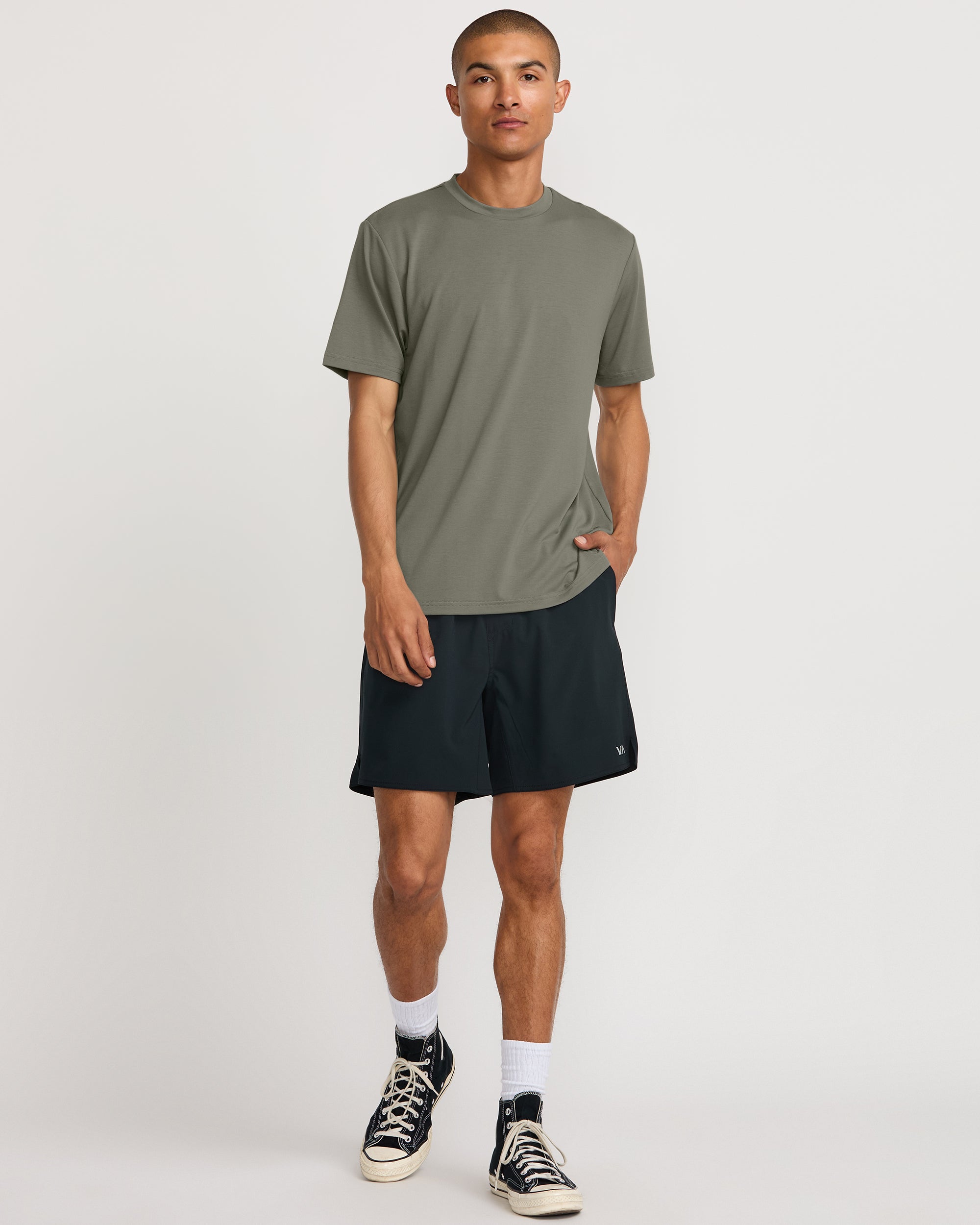 Balance Tee II - Sage Leaf | RVCA discount