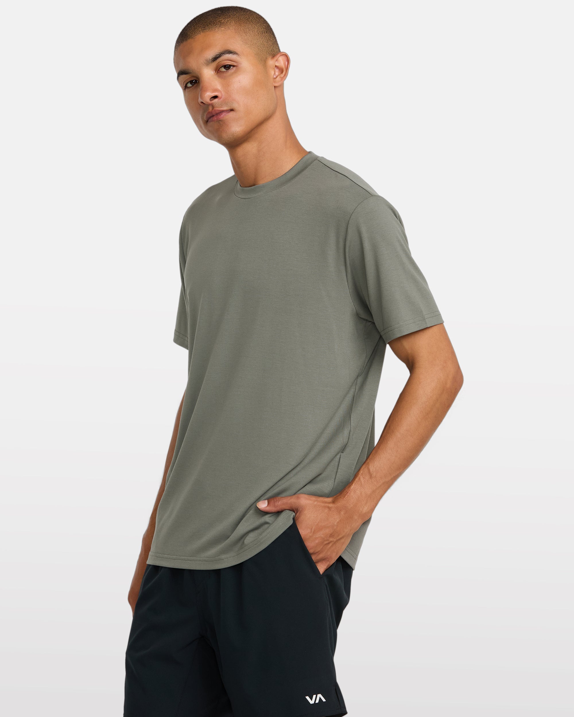 Balance Tee II - Sage Leaf | RVCA discount