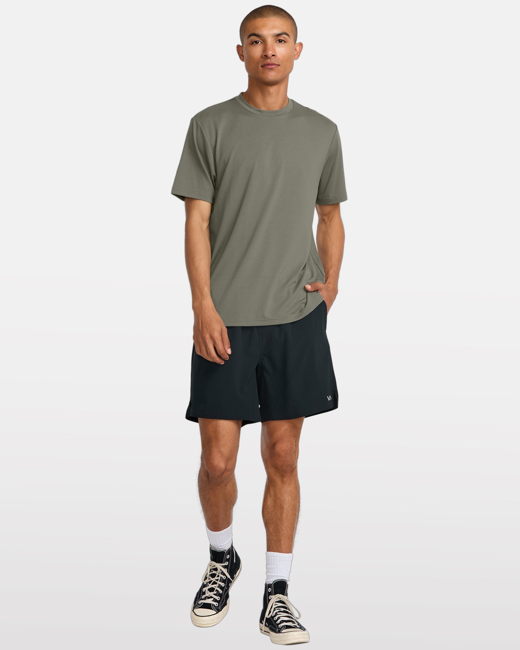Balance Tee II - Sage Leaf | RVCA discount