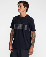 Balance Pocket Stripe Tee - Black | RVCA discount