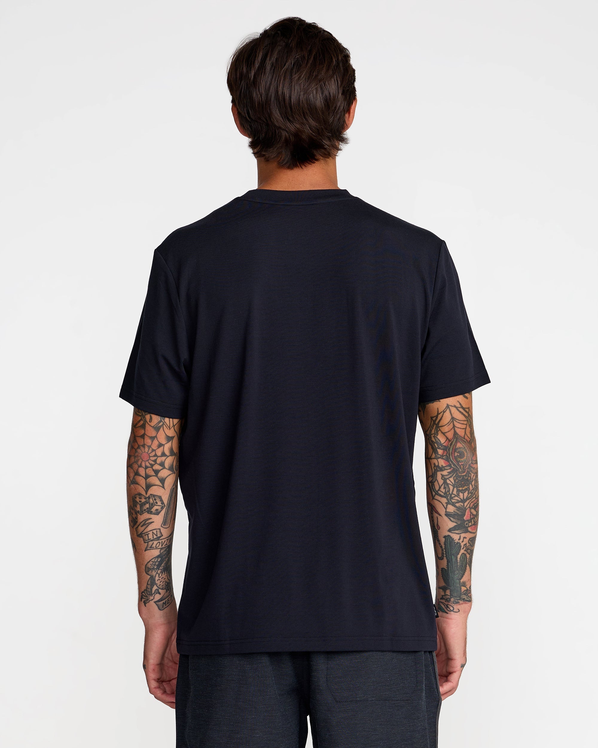 Balance Pocket Stripe Tee - Black | RVCA discount