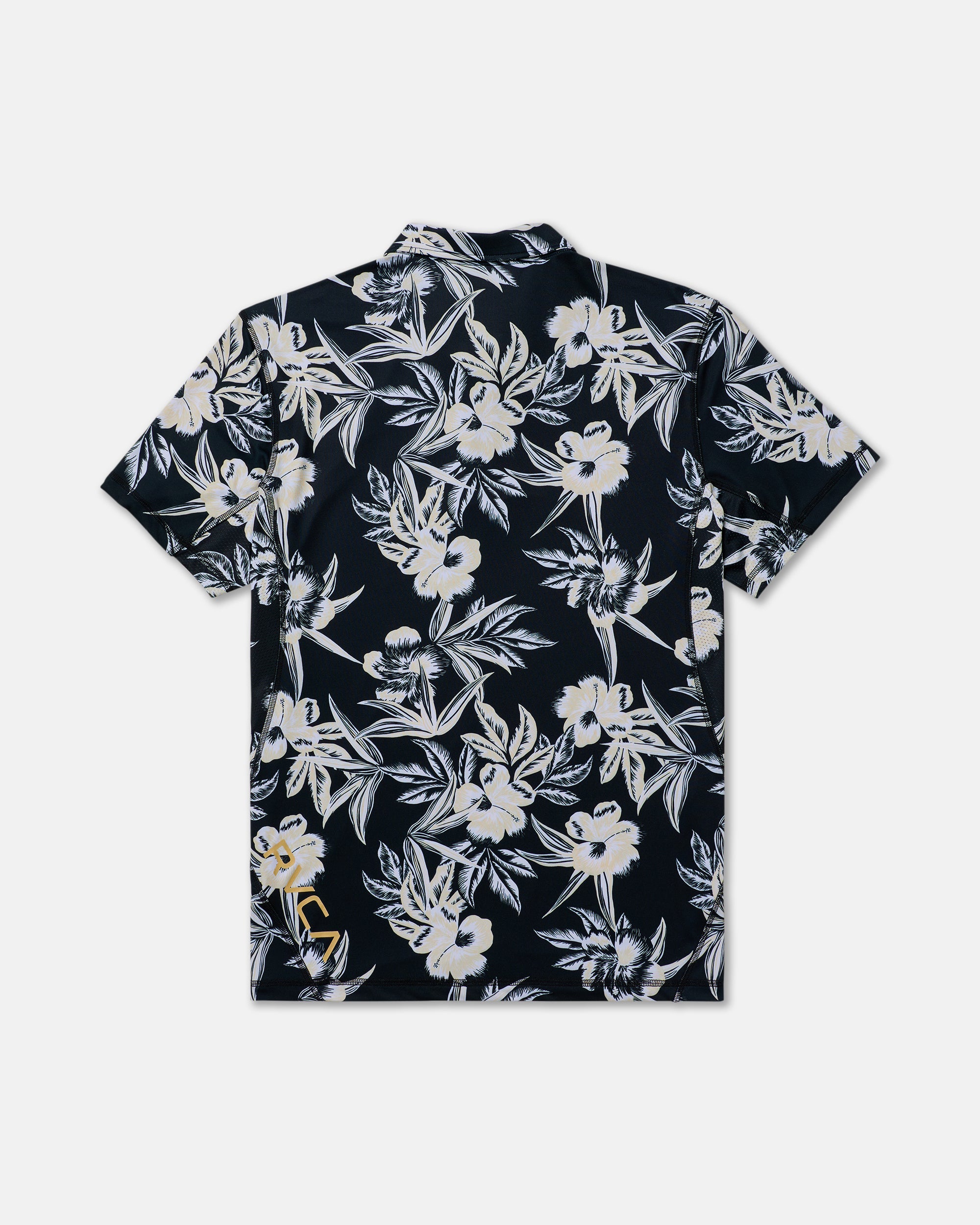 Sport Vent Polo - Black Floral | RVCA for sale