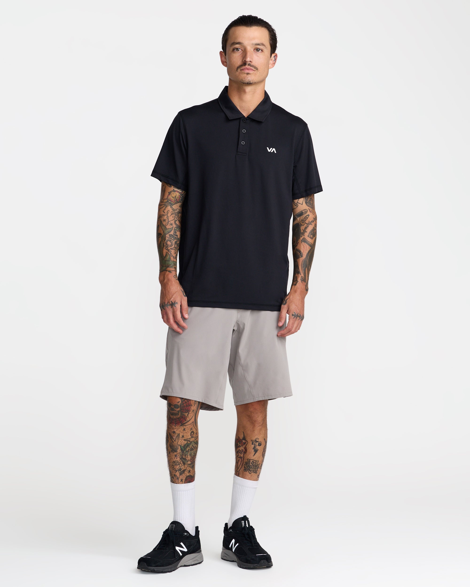 Sport Vent Polo - Black | RVCA US