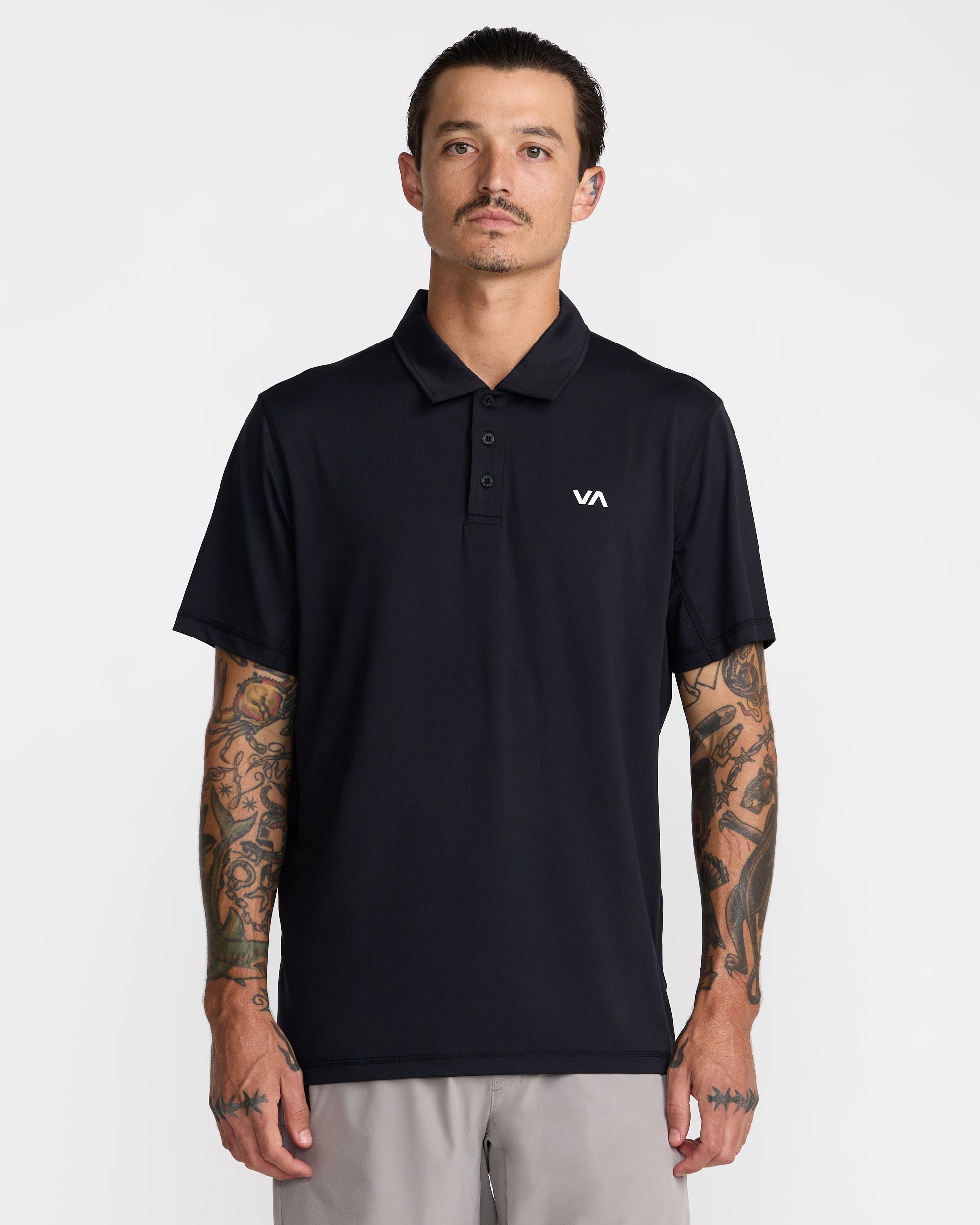 Sport Vent Polo - Black | RVCA US