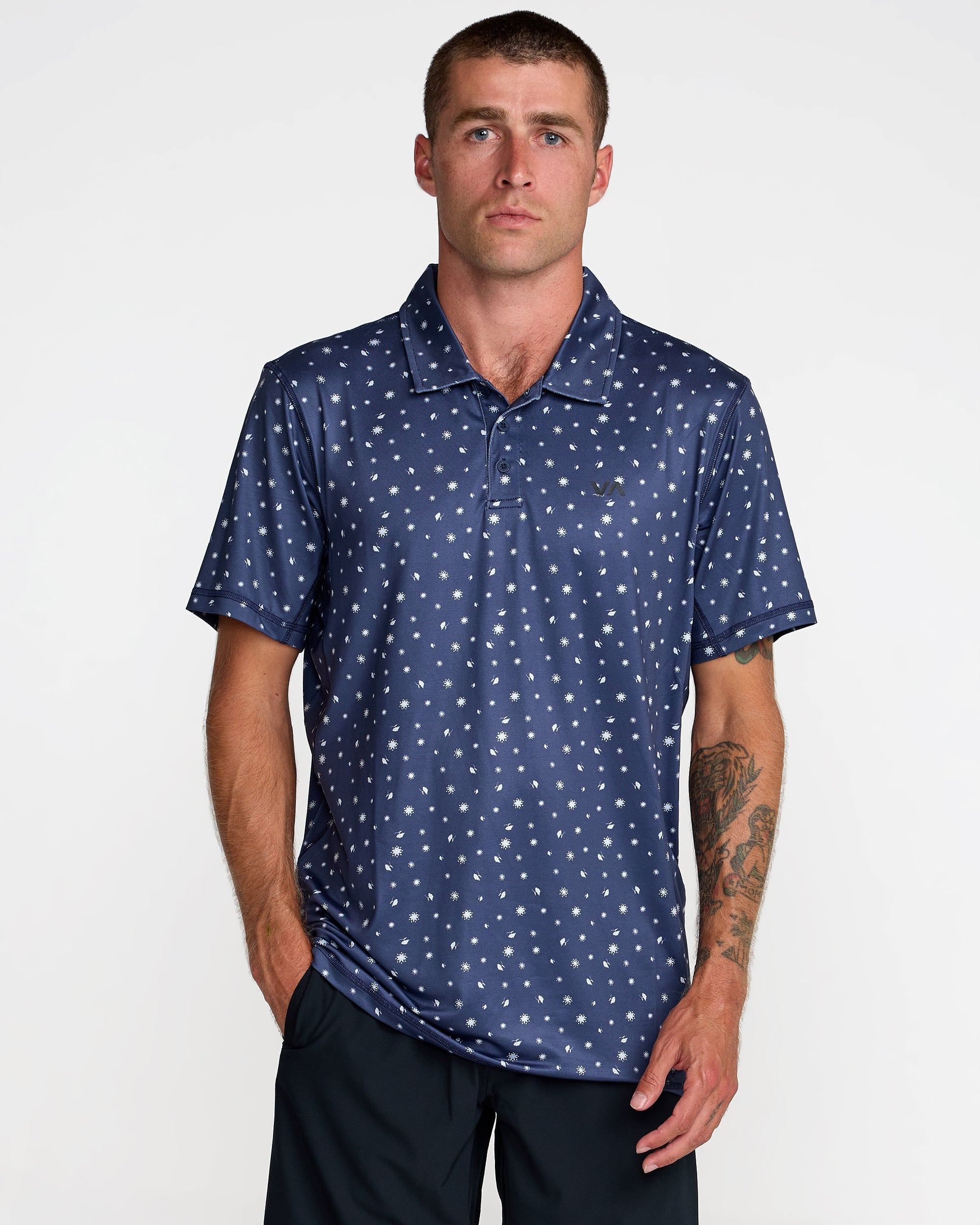 Sport Vent Polo - Moody Blue | RVCA near me