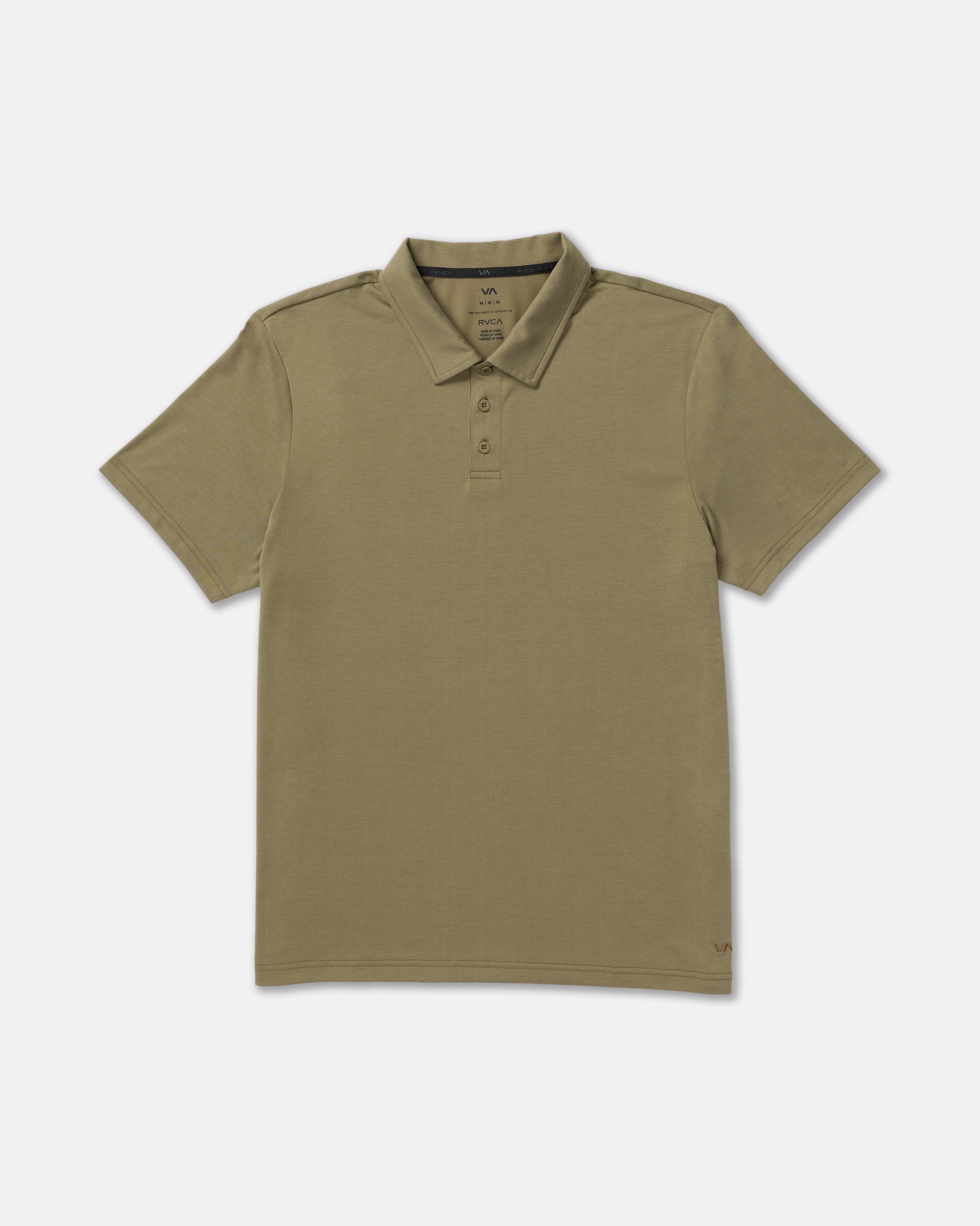 Balance Polo - Covert Green | RVCA discount