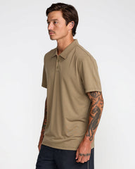 Balance Polo - Covert Green | RVCA discount