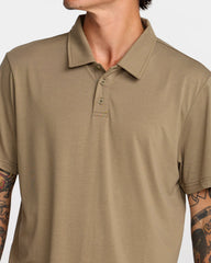 Balance Polo - Covert Green | RVCA discount