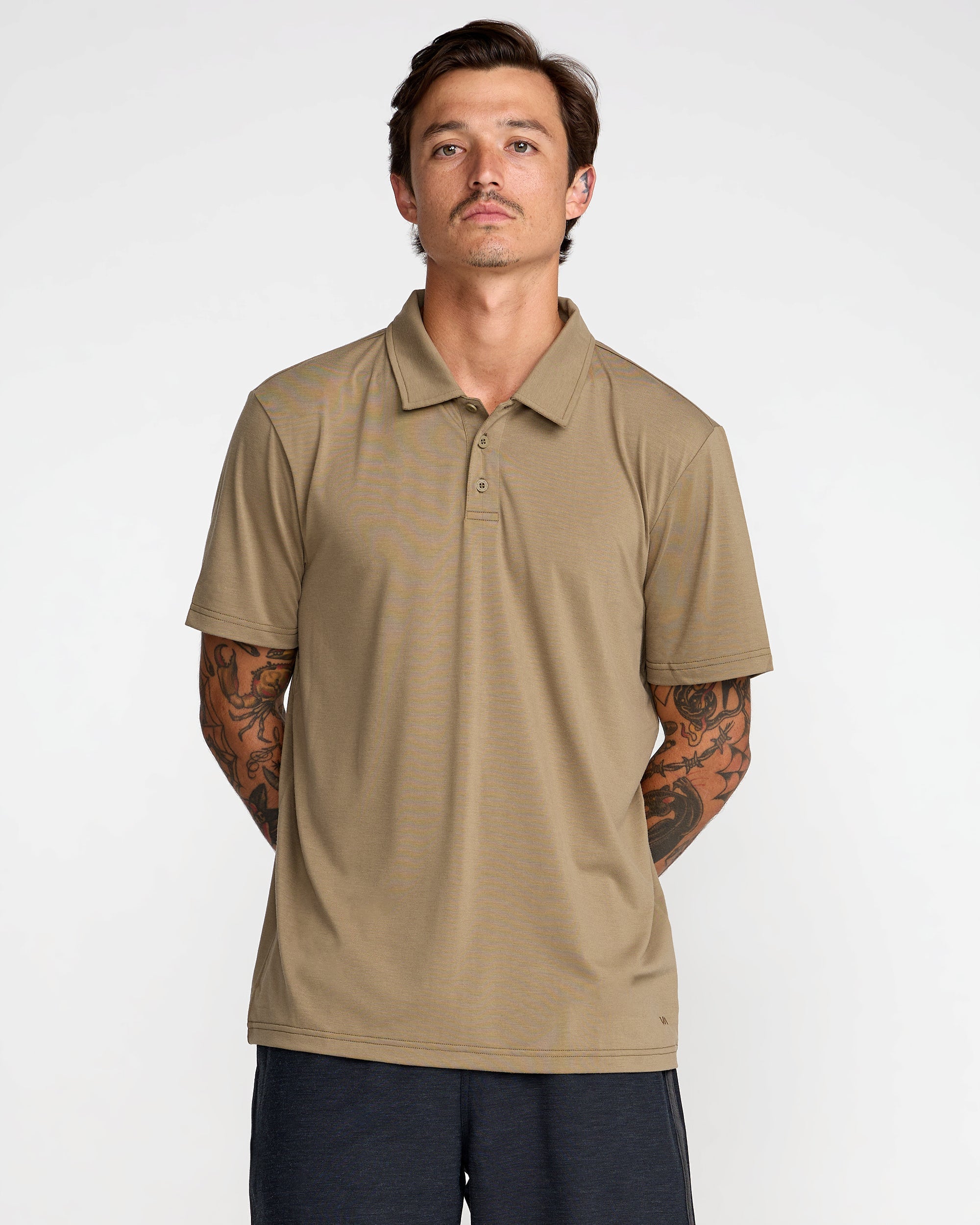 Balance Polo - Covert Green | RVCA discount
