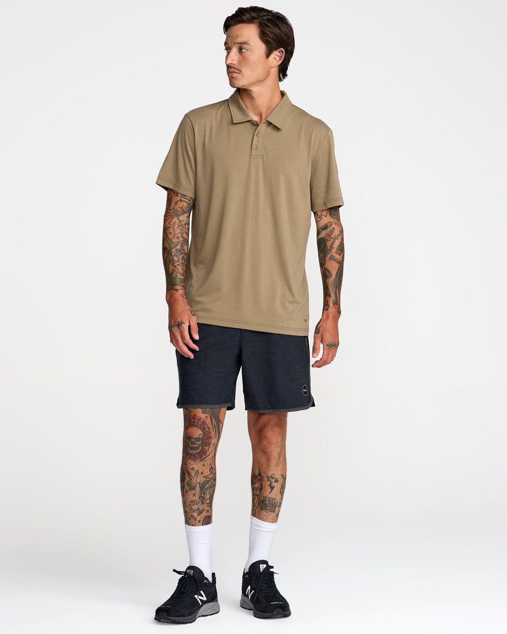 Balance Polo - Covert Green | RVCA discount