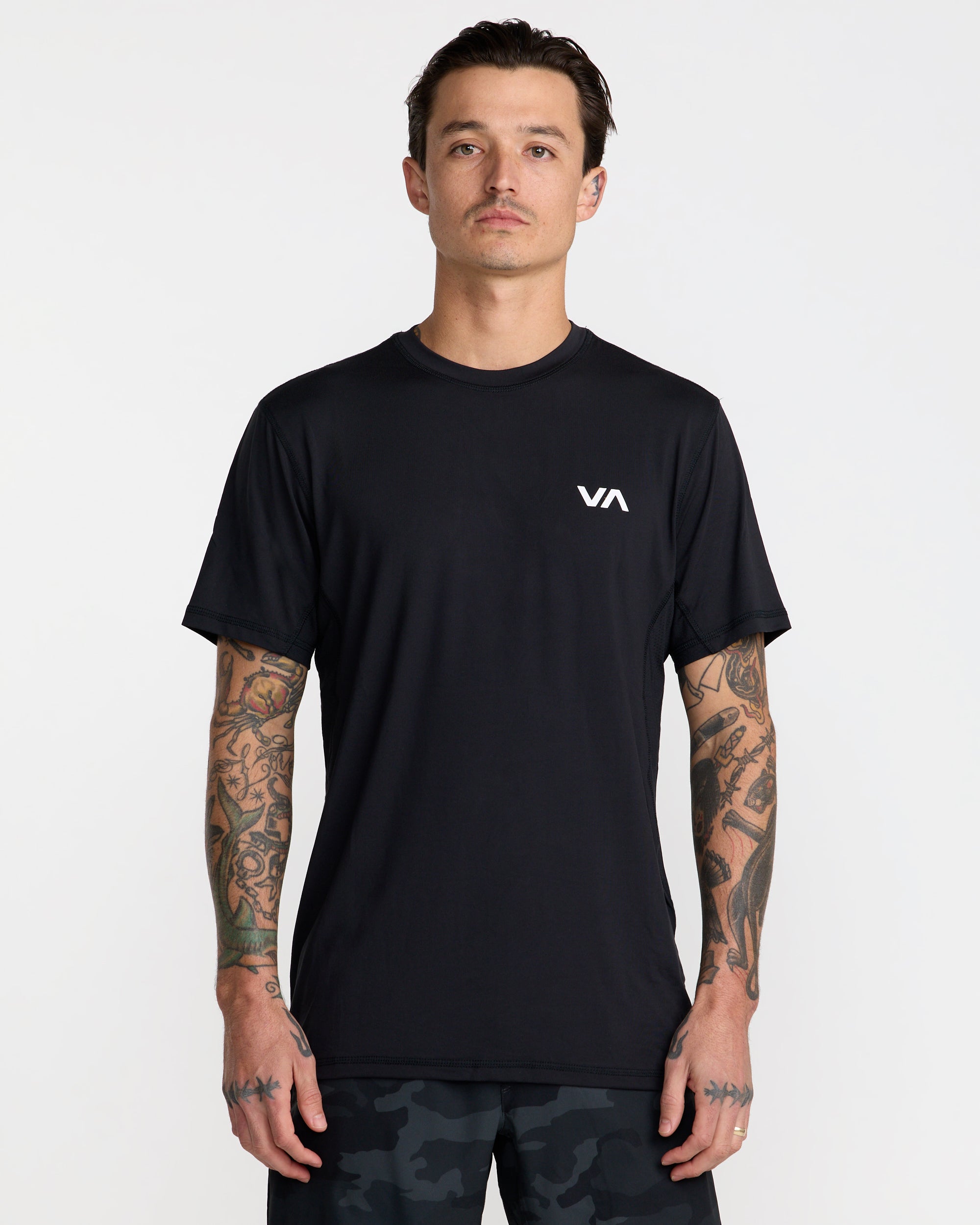 Sport Vent Short Sleeve Tee - Black | RVCA near me