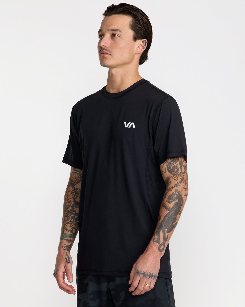 Sport Vent Short Sleeve Tee - Black | RVCA near me
