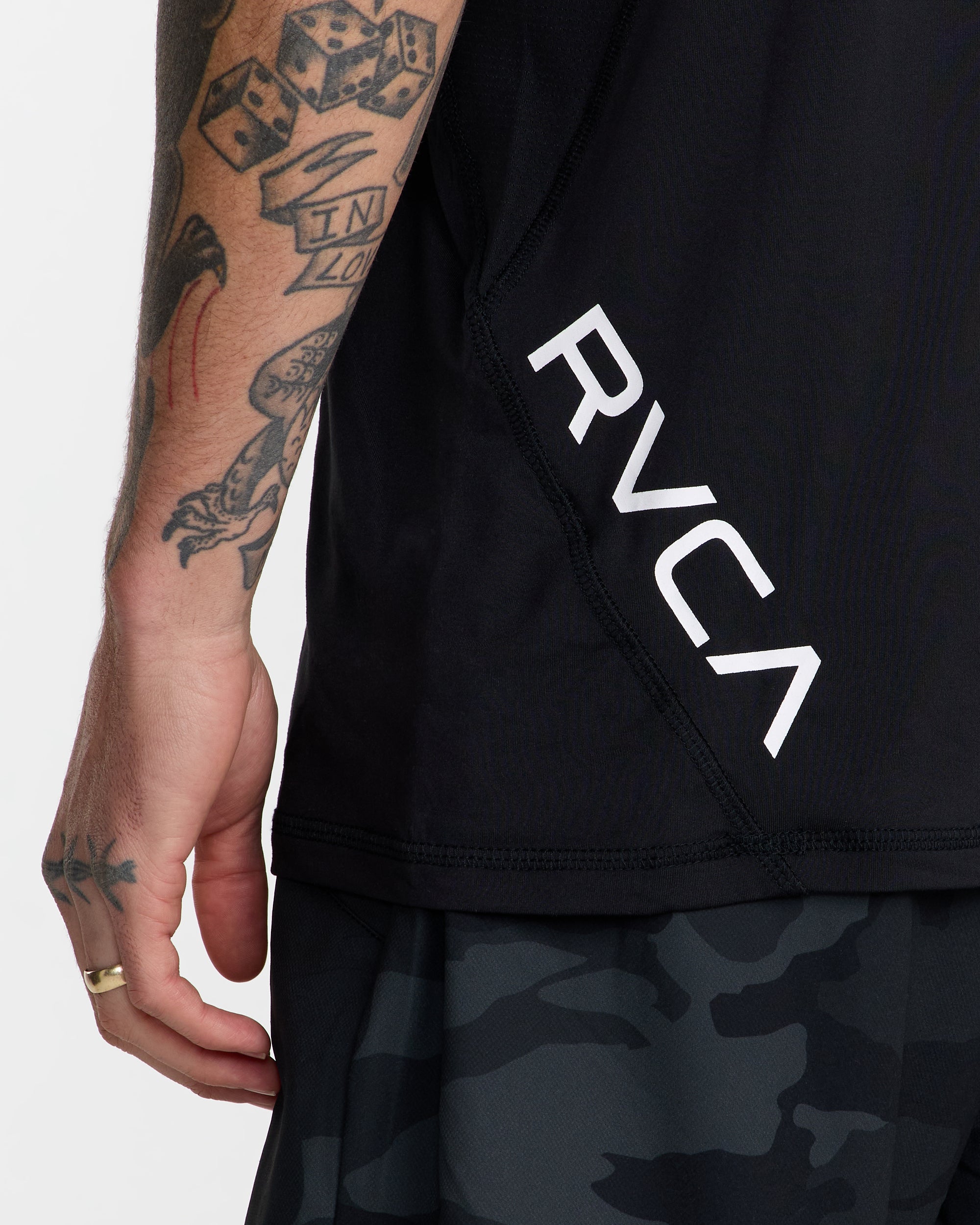 Sport Vent Short Sleeve Tee - Black | RVCA near me