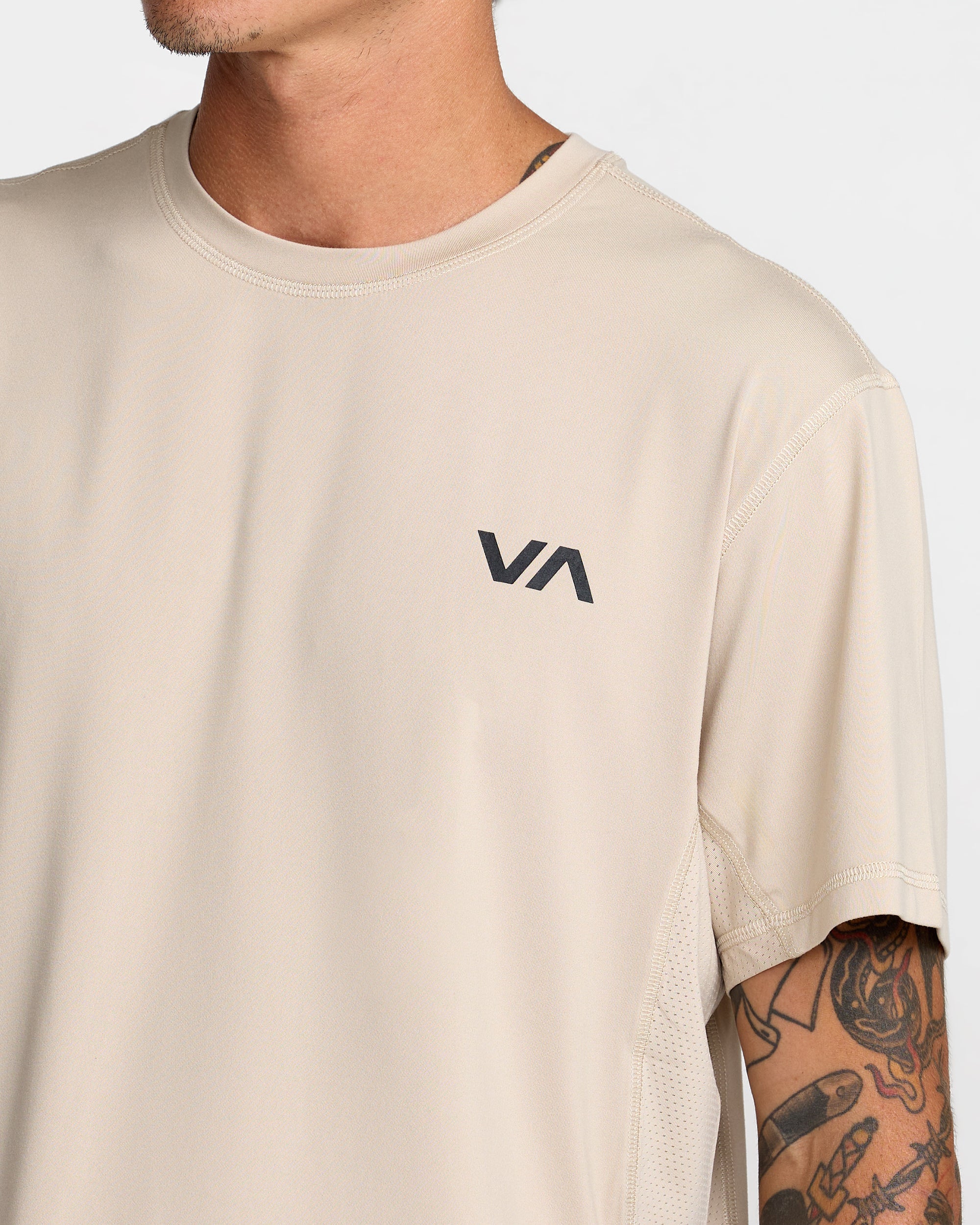 Sport Vent Short Sleeve Tee - Light Khaki | RVCA outlet