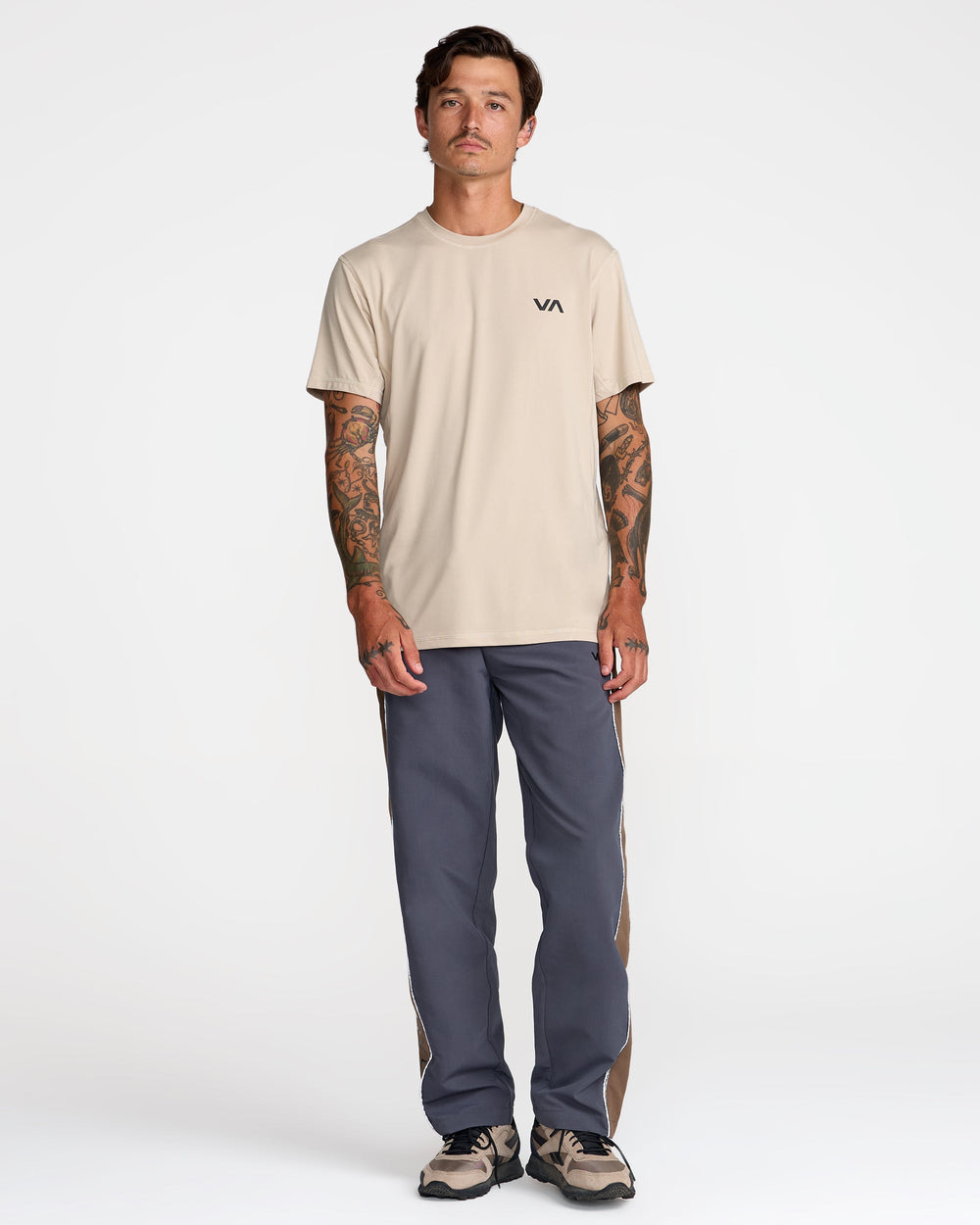 Sport Vent Short Sleeve Tee - Light Khaki | RVCA outlet