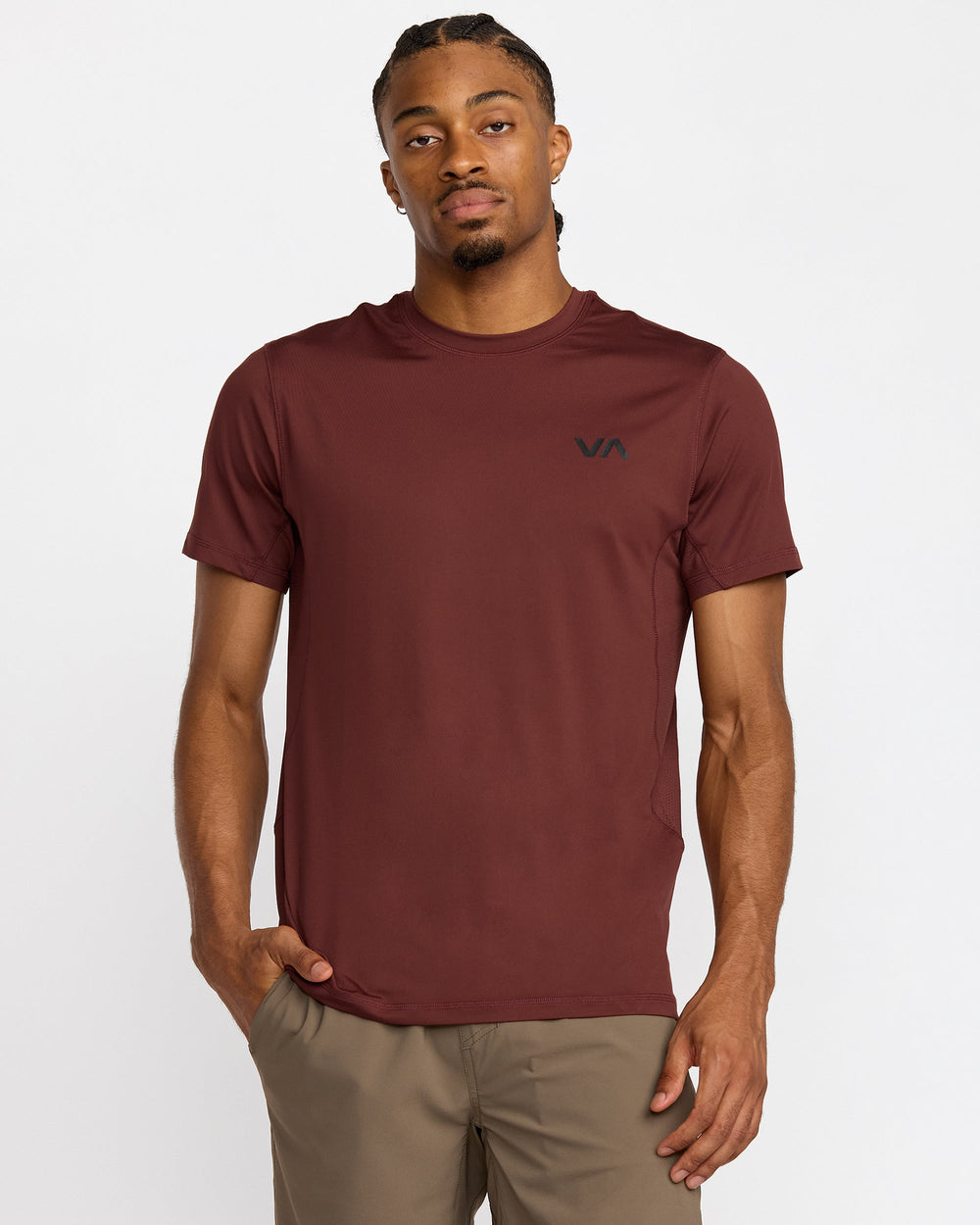 Sport Vent Short Sleeve Tee - Red Earth | RVCA US