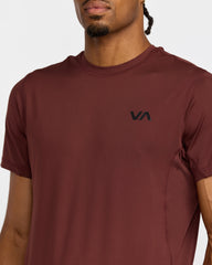 Sport Vent Short Sleeve Tee - Red Earth | RVCA US
