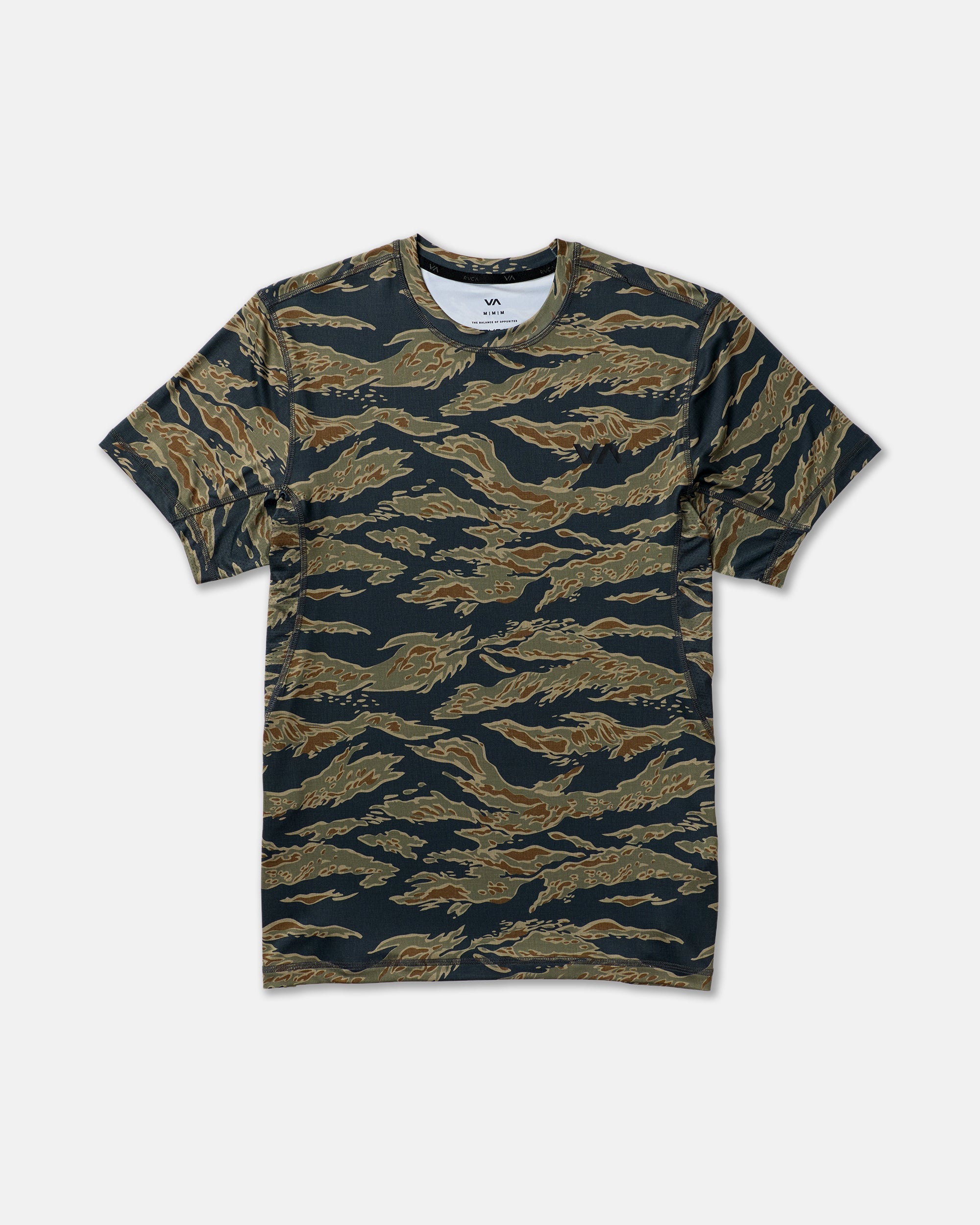 Sport Vent Short Sleeve Tee - Tiger Camo | RVCA for sale