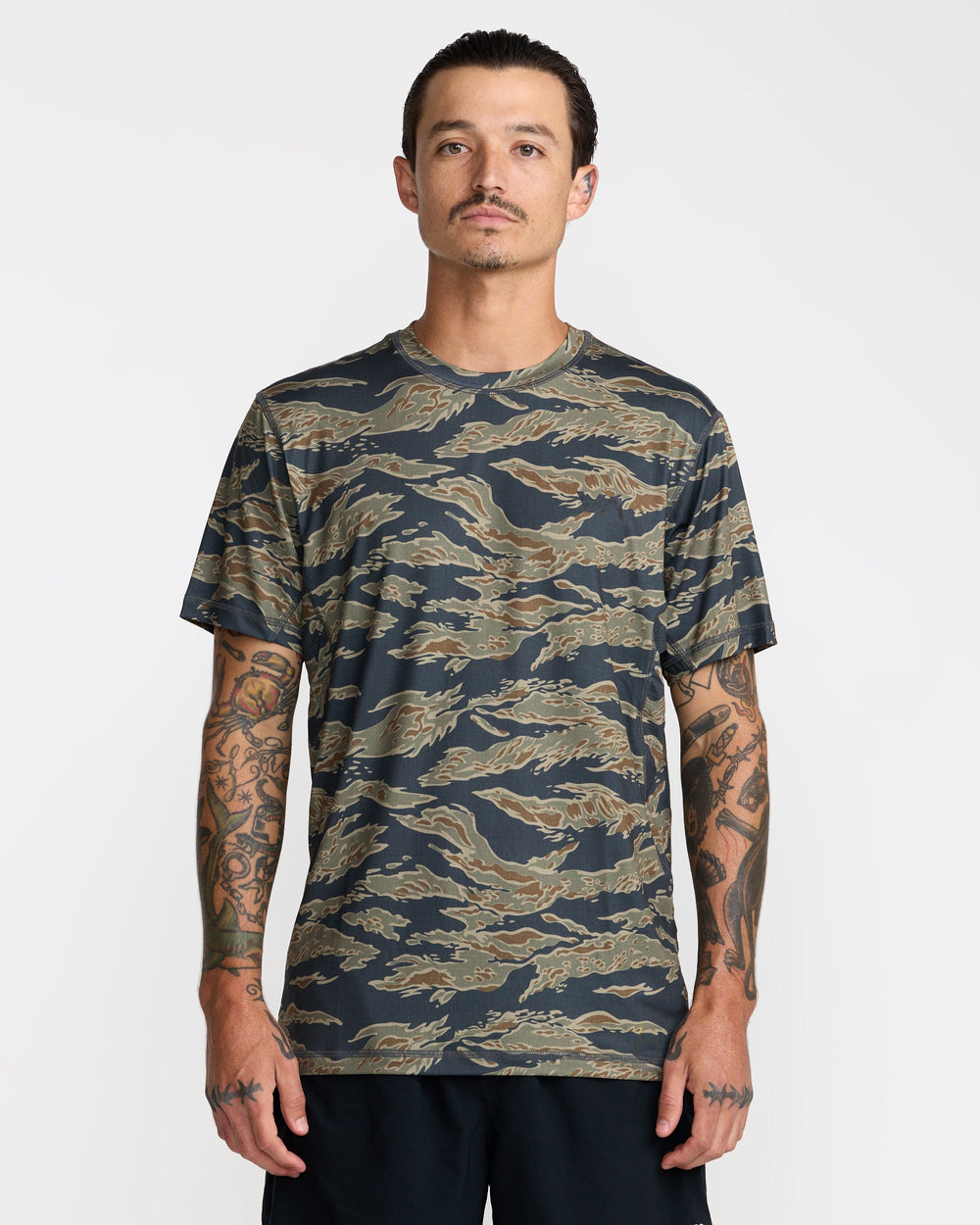 Sport Vent Short Sleeve Tee - Tiger Camo | RVCA for sale