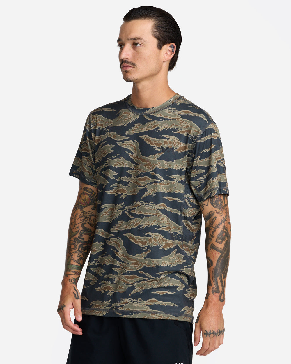 Sport Vent Short Sleeve Tee - Tiger Camo | RVCA for sale